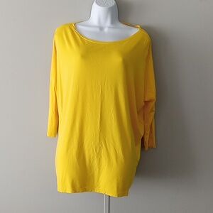 Piko Long Sleeve Oversized Bamboo Top